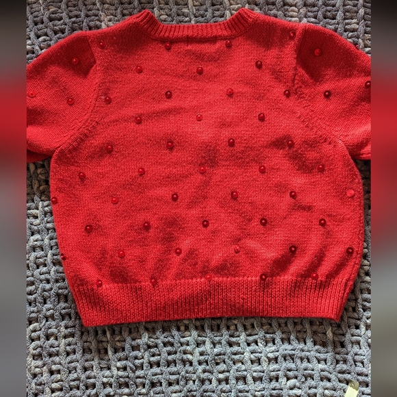 MAJORELLE - Sequin sweater in red, size XXS - Picture 5 of 9